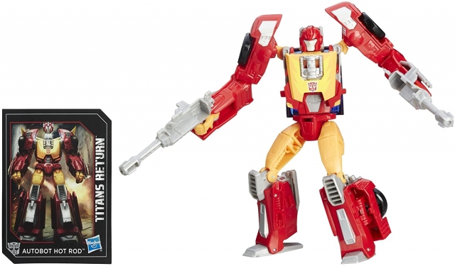 Hot Rod with Firedrive Deluxe Class  | Transformers Generations Titans Return