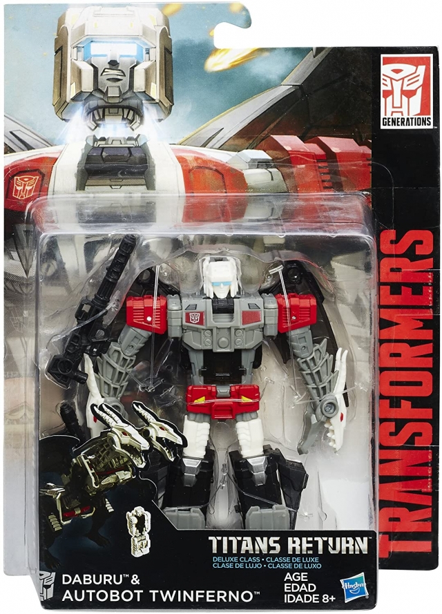 Twinferno with Daburu Deluxe Class  | Transformers Generations Titans Return