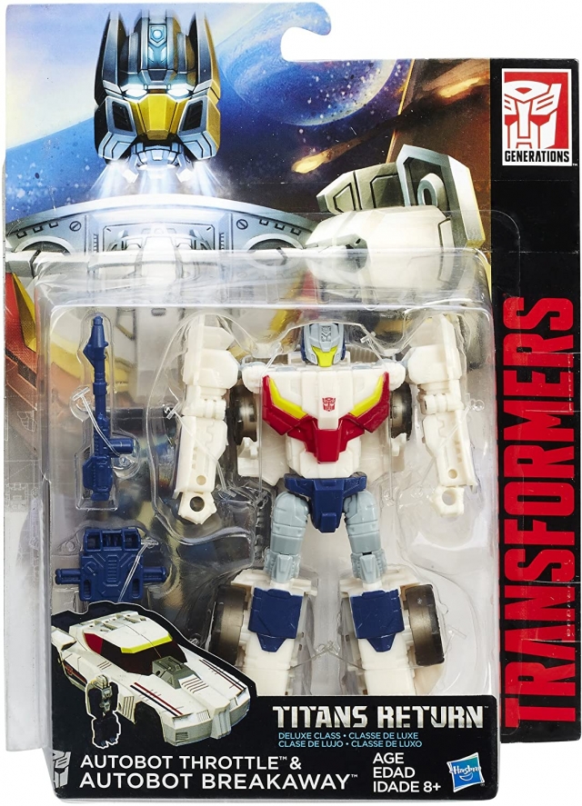 Breakaway with Throttle Deluxe Class  | Transformers Generations Titans Return