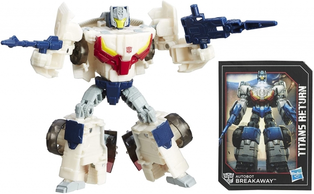 Breakaway with Throttle Deluxe Class  | Transformers Generations Titans Return