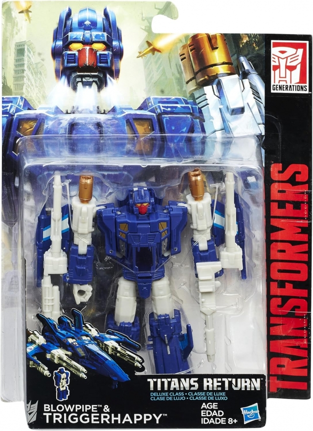 Triggerhappy and Blowpipe Deluxe Class  | Transformers Generations Titans Return