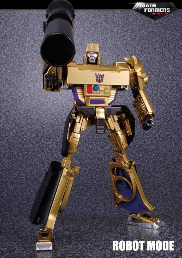 MP-05G Gold Megatron 30th Anniversary Exclusive Version | Transformers Masterpiece
