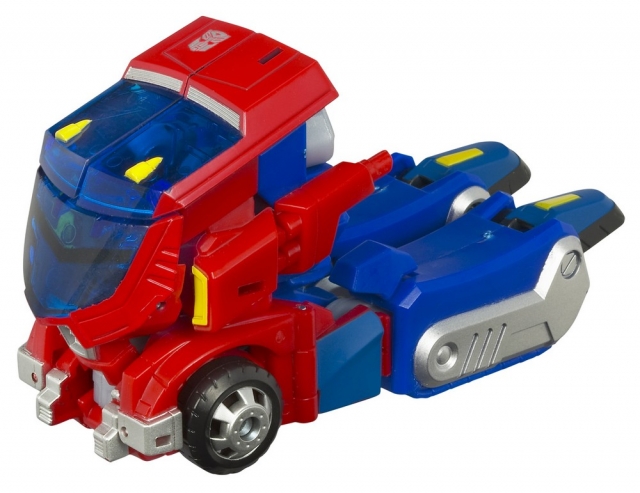 Deluxe Class Optimus Prime Cybertron Mode | Transformers Animated