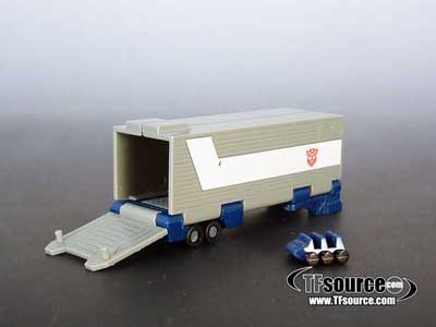 WST Convoy Optimus Prime Trailer and Roller Anime Version | Worlds Smallest Transformers