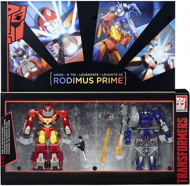 Rise of Rodimus Prime and Galvatron Set of 2 Figures | Transformers Platinum Edition