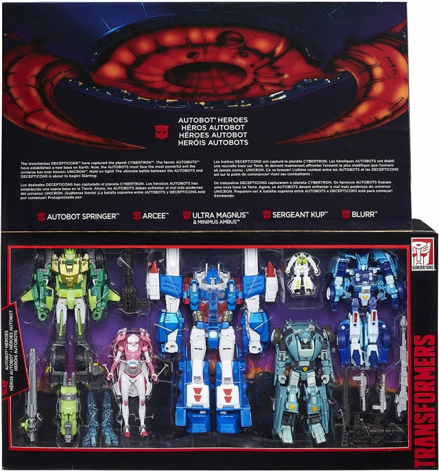 Autobot Heroes Set of 5 Figures | Transformers Platinum Edition