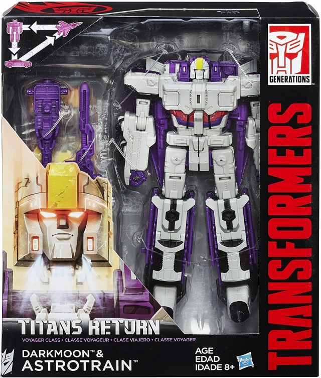 Astrotrain and Darkmoon Voyager Class  | Transformers Generations Titans Return