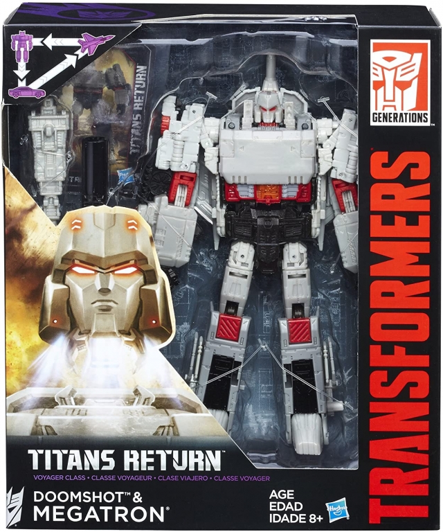 Megatron and Doomshot Voyager Class  | Transformers Generations Titans Return