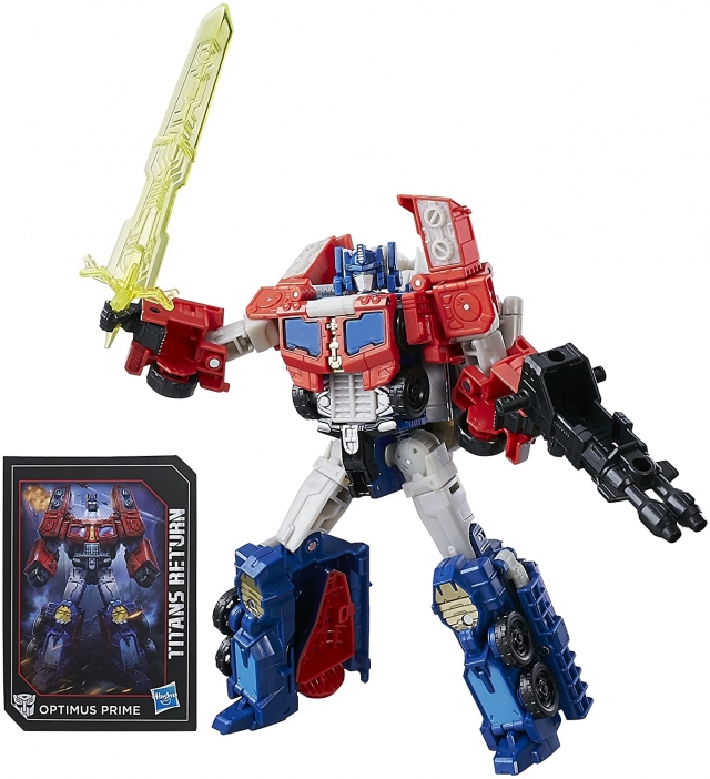 Optimus Prime and Diac Voyager Class  | Transformers Generations Titans Return