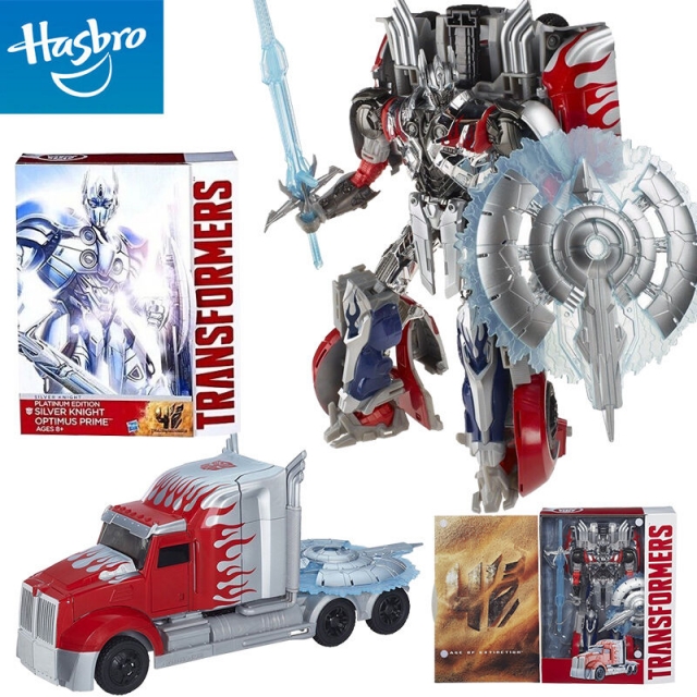 Silver Knight Optimus Prime | Transformers Platinum Edition