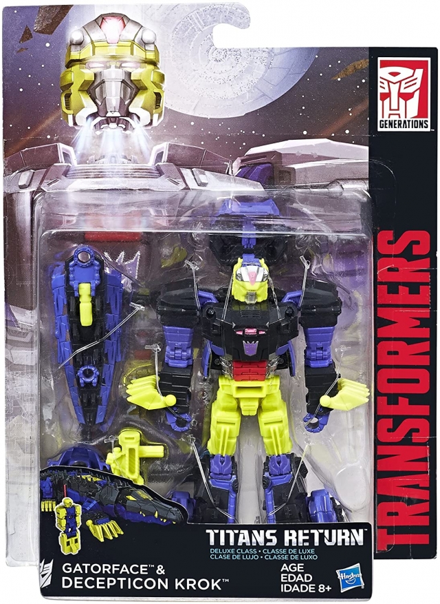 Krok and Gatorface Deluxe Class  | Transformers Generations Titans Return