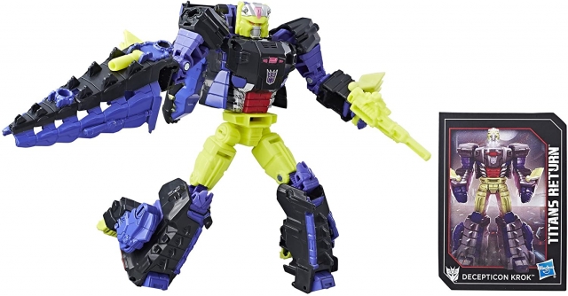 Krok and Gatorface Deluxe Class  | Transformers Generations Titans Return