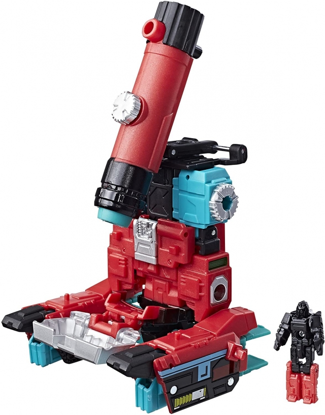 Perceptor with Convex Deluxe Class  | Transformers Generations Titans Return