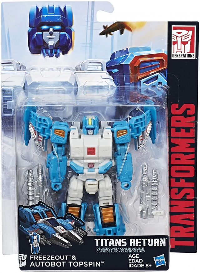 Topspin and Freezeout Deluxe Class  | Transformers Generations Titans Return
