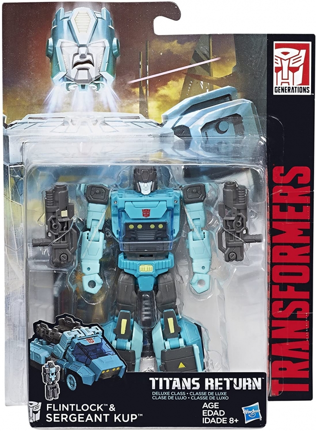 Autobot Sergeant Kup and Flintlock Deluxe Class  | Transformers Generations Titans Return