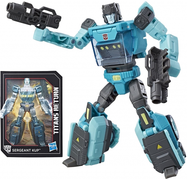 Autobot Sergeant Kup and Flintlock Deluxe Class  | Transformers Generations Titans Return