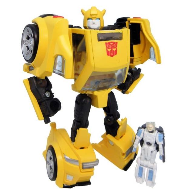 LG54 Bumblebee and Spike in Exo-Suit | Japanese Transformers Legends