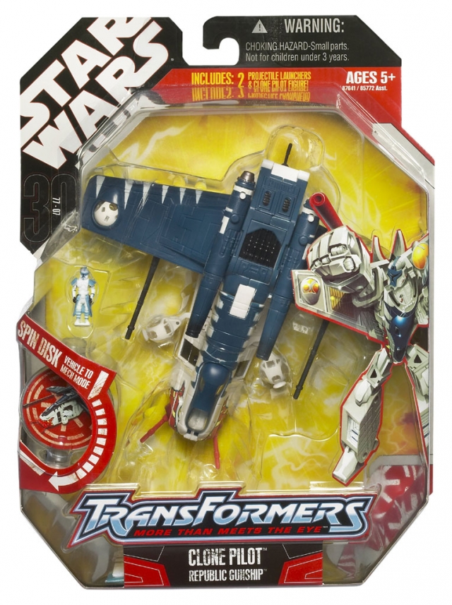 Clone Pilot to Republic Gunship | Star Wars Transformers Crossover