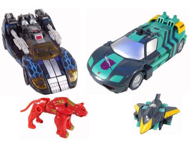 Blurr Sideswipe and Rampage Set Botcon Exclusive | Transformers Convention Botcon 2008