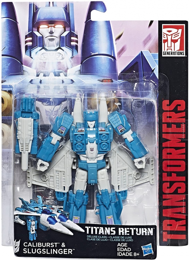 Slugslinger and Caliburst Deluxe Class  | Transformers Generations Titans Return