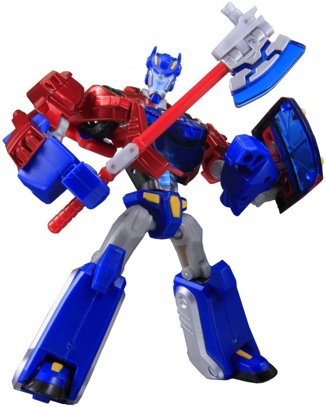 Deluxe Class Optimus Prime vs Megatron | Japanese Transformers Animated