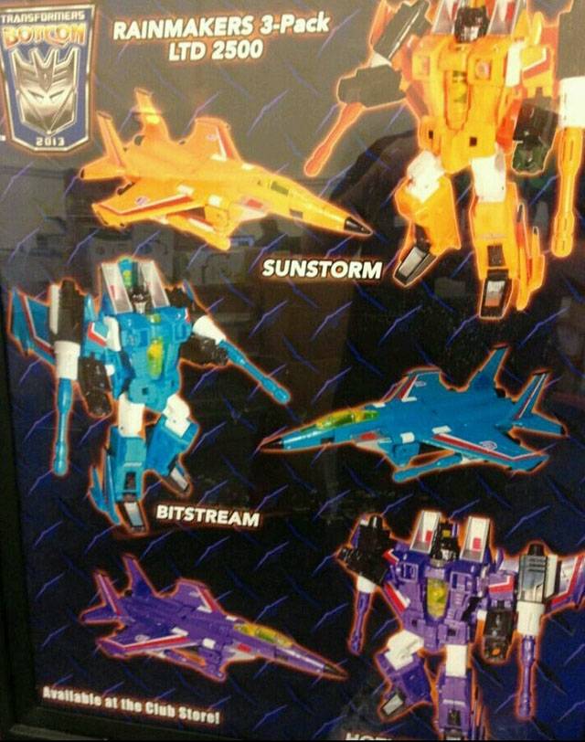 Rainmaker 3-Pack Botcon Exclusive | Transformers Convention Botcon 2013