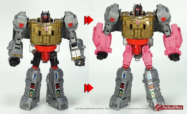 PC-23 Upgrade Kit for Transformers Power of the Primes Dinobots Volcanicus | Perfect Effect | Upgrade Kit