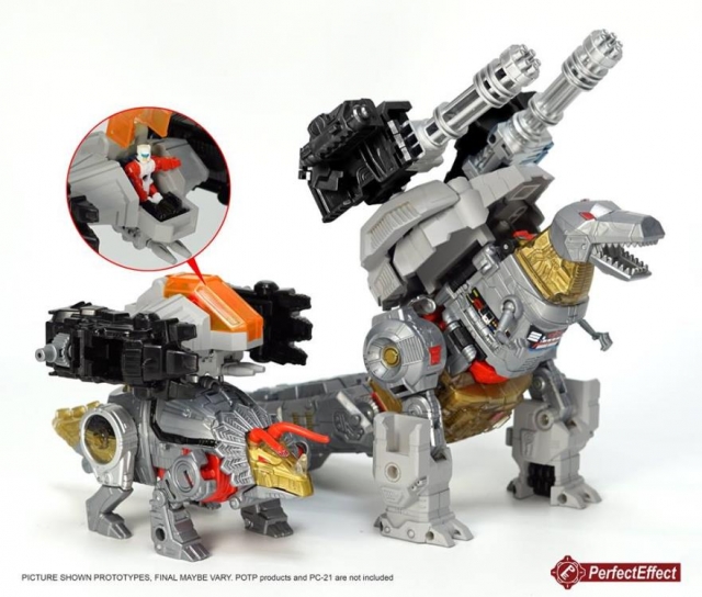 PC-23 Upgrade Kit for Transformers Power of the Primes Dinobots Volcanicus | Perfect Effect | Upgrade Kit