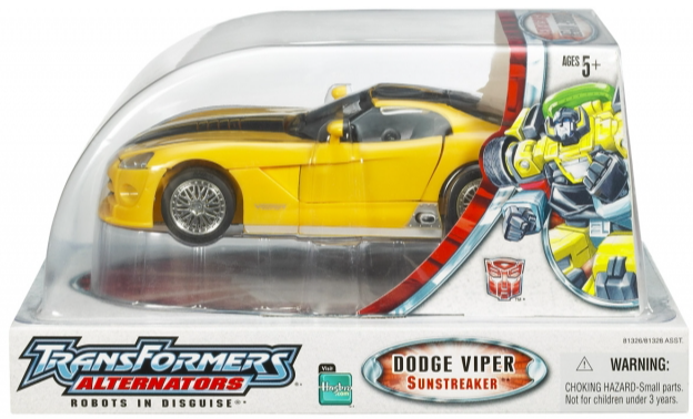 Sunstreaker | Dodge Viper | Transformers Alternators