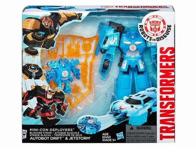 Blizzard Strike Drift and Jetstorm Deployers | Transformers Robots in Disguise RID