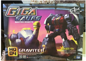 HQ-04 Graviter Metallic Version | GigaPower Gigasaurs