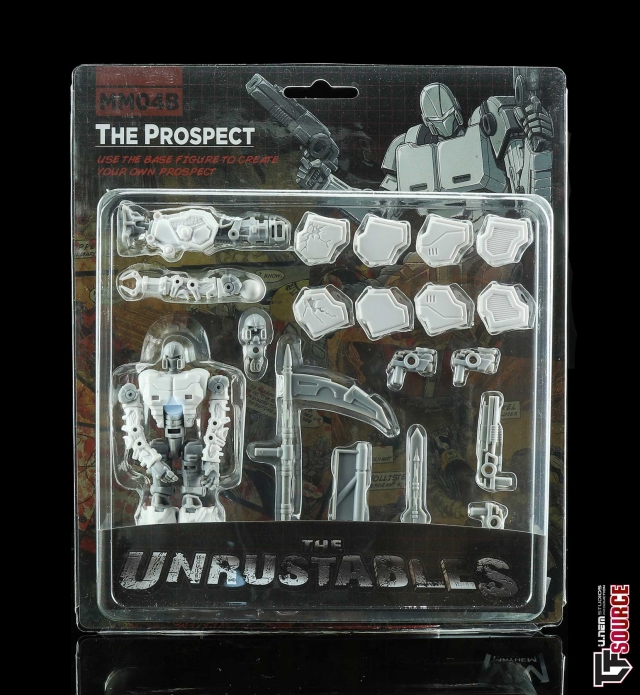 MM04A The Prospect Accesory Pack White Version | The Unrustables Cybertech Series | Mayhem Mechanics