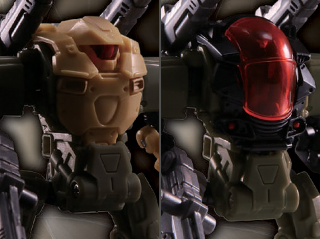 DA-00 Powered System Aand C Desert Combat Squad | Exclusive Set | Diaclone Reboot