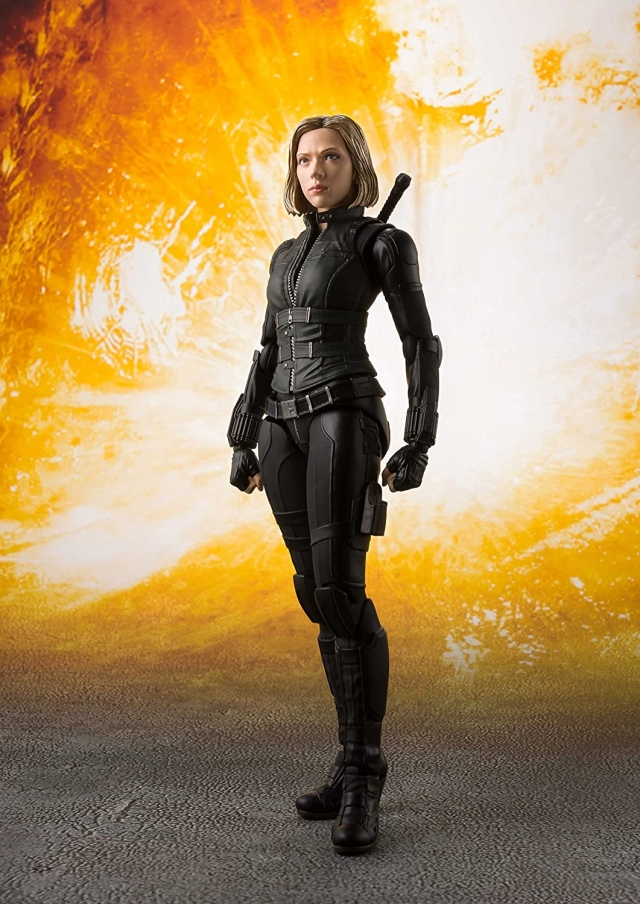Black Widow and Tamashii Effect Explosion S.H. Figuarts | Bandai Tamashii Nations | Marvel