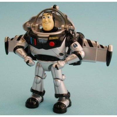 Buzz Lightyear Spaceship Monocrhome Version | Transformers Disney Label