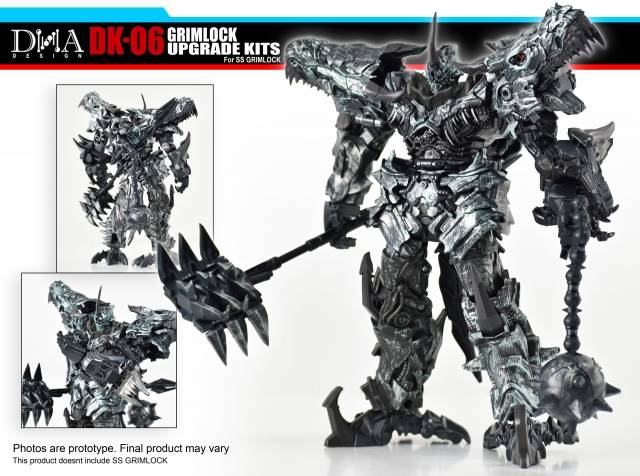 DK-06 Upgrade Kit for Transformers Studio Series 07 Leader Class Grimlock | Dna Design | Upgrade Kit