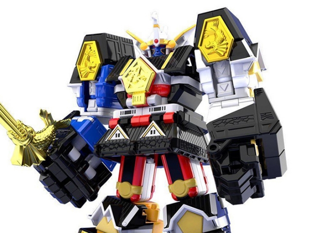 Shogun Megazord Super Mini Pla Model Kit | Mighty Morphin Alien Rangers | Bandai Spirits
