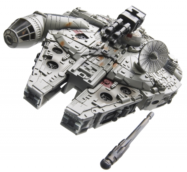 Han Solo and Chewbacca to Millennium Falcon | Star Wars Transformers Crossover