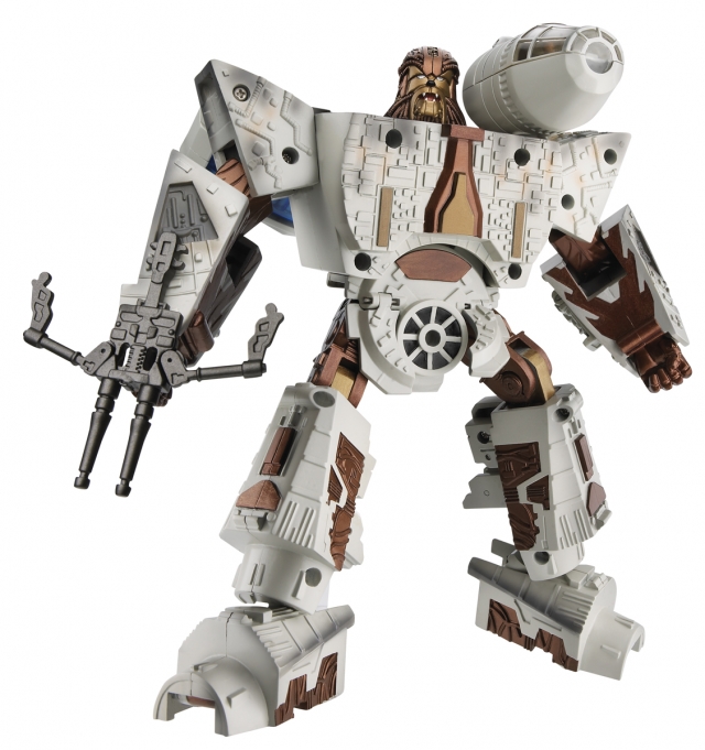 Han Solo and Chewbacca to Millennium Falcon | Star Wars Transformers Crossover