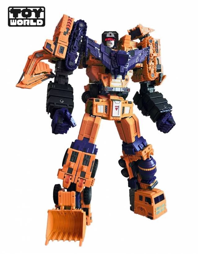 TW-C07E Orange Constructor Full Set of 6 Figures | Toyworld