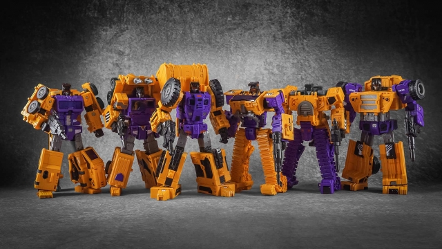 TW-C07E Orange Constructor Full Set of 6 Figures | Toyworld