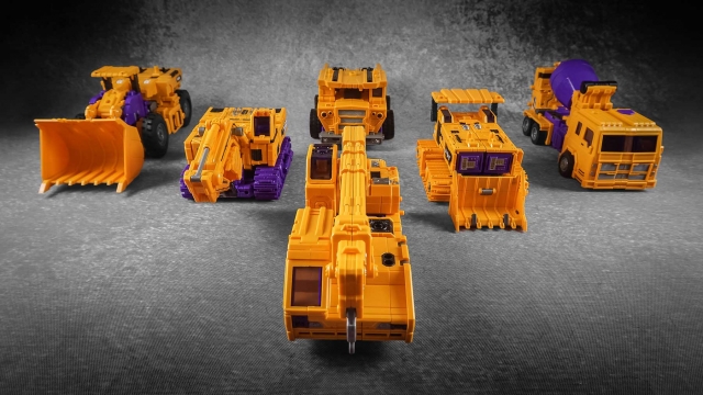 TW-C07E Orange Constructor Full Set of 6 Figures | Toyworld