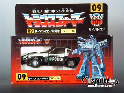 C-09 Prowl | Vintage Japanese G1 Transformers | TFSource