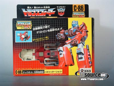 C-86 Scattershot | Vintage Japanese G1 Transformers | TFSource