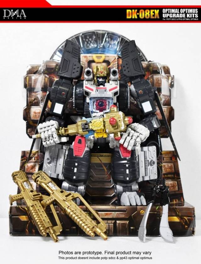 DK-08EX Upgrade Kit for Transformers Power of the Primes Optimus Primal Throne of the Primes Version | Dna Design | Upgrade Kit