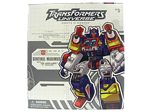 Max-con Sentinel Maximus with Mini-Con Ape-Linq Botcon OTFCC Exclusive | Transformers Universe