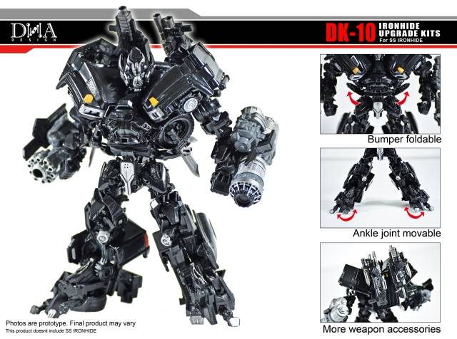DK-10 Upgrade Kit for Transformers Studio Series 14 Ironhide | Dna Design | Upgrade Kit