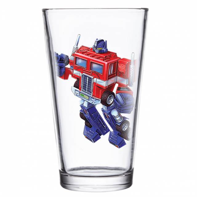 Optimus Prime Pint Glass | Transformers Drinkware