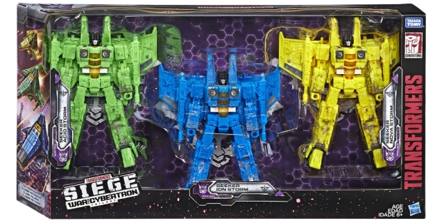 WFC-S52 Acid Storm WFC-S53 Ion Storm and WFC-S54 Nova Storm Rainmakers 3-Pack Voyager Class | Transformers Generations War for Cybertron Siege Chapter