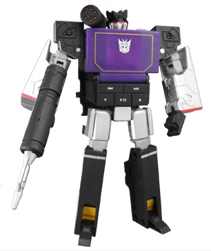 MP3 Player Soundwave SoundBlaster Black Version | Transformers Music Label